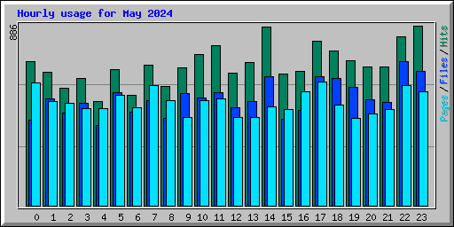 Hourly usage for May 2024