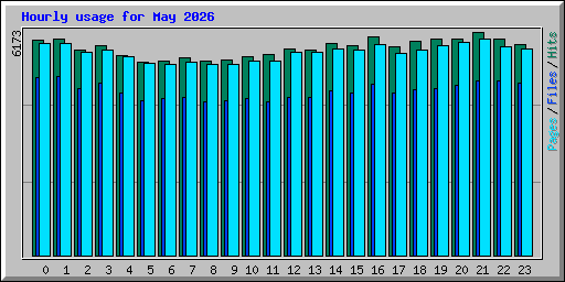 Hourly usage for May 2026